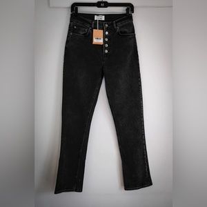 NWT Reformation Liza High Rise Straight Jeans